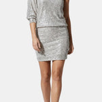 Aella – One Shoulder Mini Sequin Dress