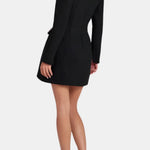 Aila – Elegant Mini Dress with Pearl-Trim Detailing