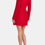 Aila – Elegant Mini Dress with Pearl-Trim Detailing