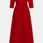 Amabel – Off-Shoulder Half Sleeve A-Line Maxi Dress