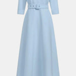 Amabel – Off-Shoulder Half Sleeve A-Line Maxi Dress