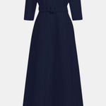 Amabel – Off-Shoulder Half Sleeve A-Line Maxi Dress