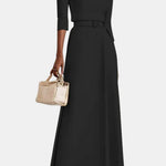 Amabel – Off-Shoulder Half Sleeve A-Line Maxi Dress