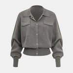 Annie – Solid Knit Pocket Cardigan