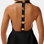 Becci – Backless Halter Mini Dress