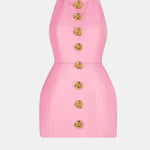 Becci – Backless Halter Mini Dress