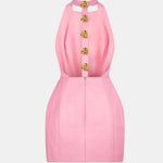 Becci – Backless Halter Mini Dress