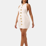 Becci – Backless Halter Mini Dress