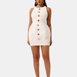 Becci – Backless Halter Mini Dress