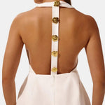 Becci – Backless Halter Mini Dress