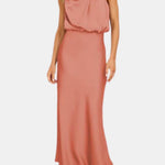 Jolina – Draped Halter-Style Bodycon Cocktail Dress