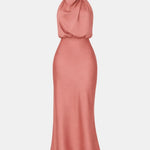 Jolina – Draped Halter-Style Bodycon Cocktail Dress