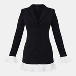 Kyla – Pleated Blazer Mini Dress