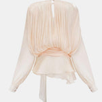 Miora –  Pleated Mini Dress with Ruched Hem