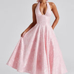 Rafaella – Sleeveless A-Line Midi Dress
