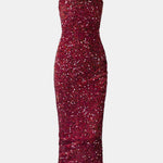 Reyna – Square Neck Sequin Party Dress