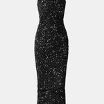 Reyna – Square Neck Sequin Party Dress