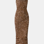 Reyna – Square Neck Sequin Party Dress