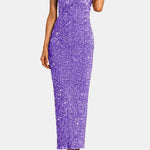 Reyna – Square Neck Sequin Party Dress