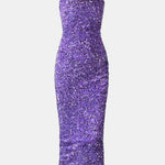 Reyna – Square Neck Sequin Party Dress