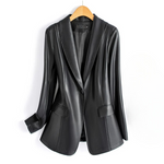 Delinda Leather Blazer - Jack Hafford