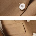 Camellia One-Button Blazer