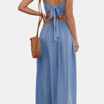 Thalina – Front Twist Keyhole Long Dress