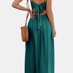 Thalina – Front Twist Keyhole Long Dress